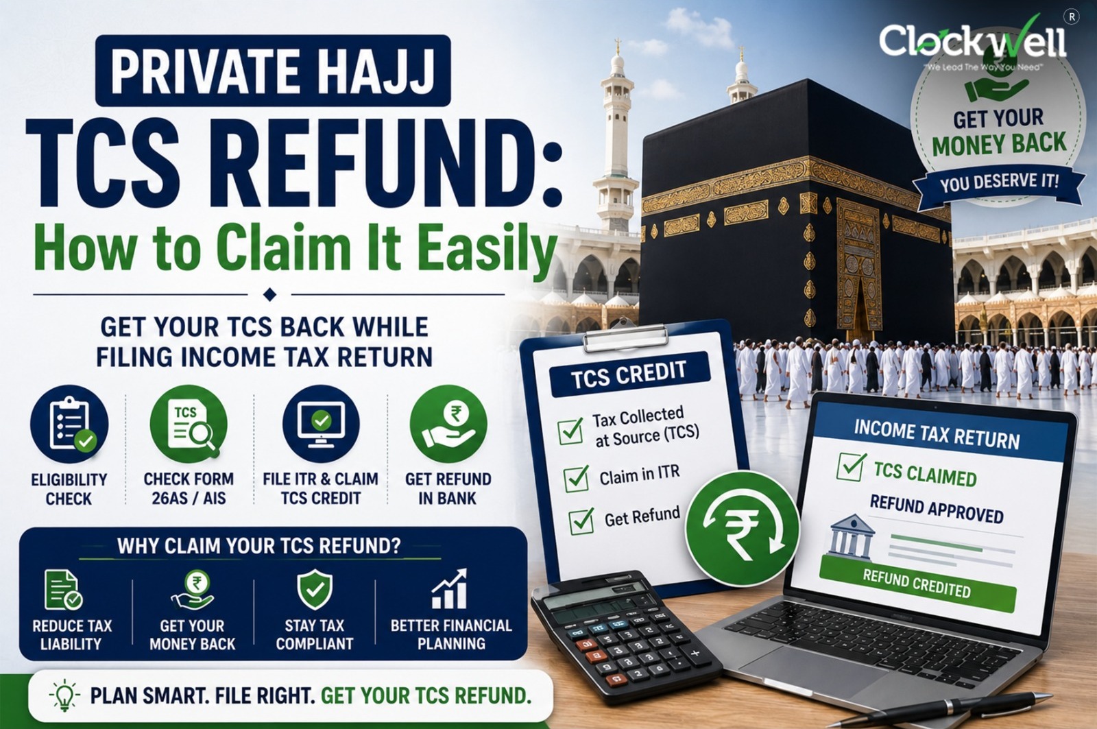 Private Hajj TCS Refund: How to Claim It Easily